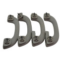 Kit 4 Puxador Alça Teto Pqp Peugeot 308 2013 Original Bege