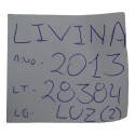 Luz Cortesia Teto Interna Livina 2013 Original