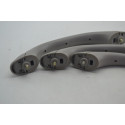 Kit 3 Puxador Alça Pqp Teto Chery Tiggo 2014 Original Cinza