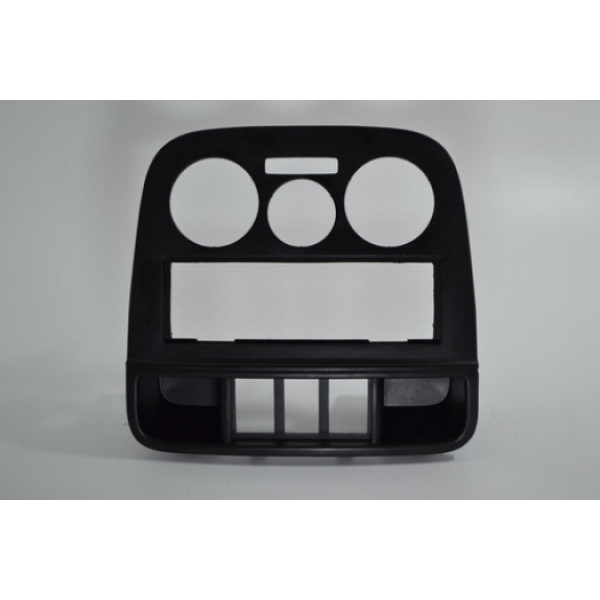 Moldura Central Painel Volkswagen Gol City 2010 2011 Origina Preto