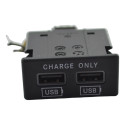 Entrada Conector Duplo Usb Maserati Levante 2017 Original Preto