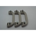 Kit Com 3 Puxador Alça Teto Pqp Honda Hr-v 2016 Original Bege