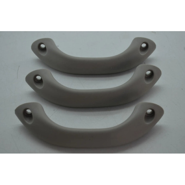 Kit 3 Puxador Alça Apoio Teto Pqp Qq 2011-2019 Original Cinza