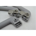 Kit 3 Puxador Alça Teto Pqp Chery Tiggo 7 2022 Original Cinza