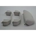 Kit Com 2 Pqp Alça Teto + Porta Oculos Fiat Palio 2014 Orig