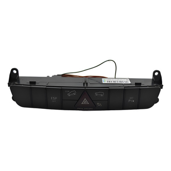 Regua Botão Pisca Alerta Off Mercedes Ml 320 2008 Original Preto