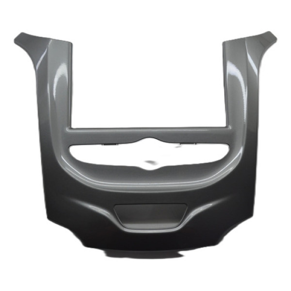 Moldura Painel Comando Radio Chevrolet Cruze 2017 Original Cinza