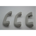 Kit 3 Puxador Alça Teto Pqp Jac T60 2021 2022 Original Cinza