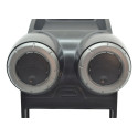 Moldura Radio Central Painel C/difusor Ecosport 2011 Origina Preto