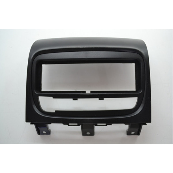 Moldura Central Radio Regua Botão Fiat Strada 2016 Original Preto