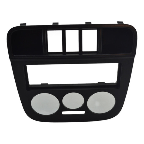Moldura Central Radio Painel Volkswagen Gol 2007 Original Cinza