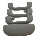 Kit 3 Puxador Alça Teto Pqp + Porta Oculos Cruze 2013 Origin Bege