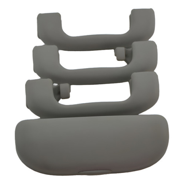 Kit 3 Puxador Alça Teto Pqp + Porta Oculos Cruze 2013 Origin Bege