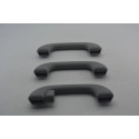 Kit 3 Apoio Alça Teto Pqp Kia Sorento 2009 A 2014  Original Cinza