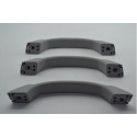 Kit Com 3 Puxador Alça Teto Pqp Pajero Tr4 2007 Original Cinza-escuro