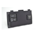 Moldura Com Tomada 12v Honda Civic 2021 Original Preto