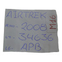 Encosto Apoio Braço Console Central Airtrek 2008 Original Preto