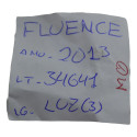 Luz Cortesia Interna Teto Fluence 2013 Original