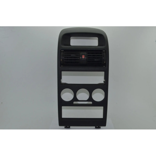 Moldura Radio Central Painel Analogico Origina Gm Astra 2005 Preto