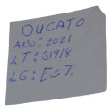 Moldura Central Painel Comando Ar Fiat Ducato 2021 Original