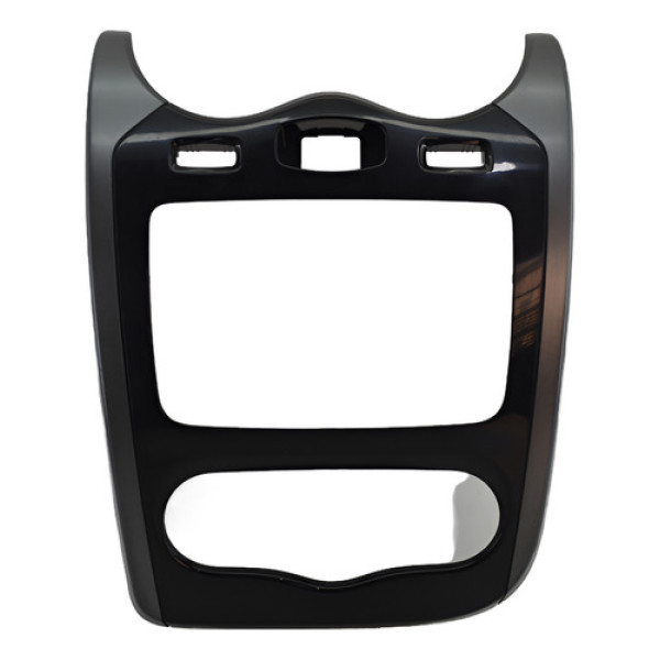Moldura Central Multimidia Painel Renault Logan 2013 Origina Preto