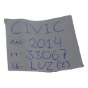 Luz Interna Teto Cortesia Honda Civic 2014 Origin