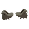 Par Presilha Suporte Quebra Sol Chevrolet S10 2021 Original
