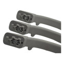 Kit 3 Puxador Alça Teto Pqp Interno C3 Picasso 2015 Original Preto