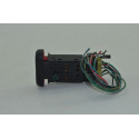 Botão Comando Pisca Alerta Pajero Sport 1997-2008 Original Preto