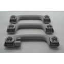 Kit Com 3 Puxador Alça Teto Pqp I30 2010 Original Cinza-escuro