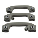 Kit 3 Puxador Alça Teto Pqp Chevrolet Cruze 2015 Original Cinza