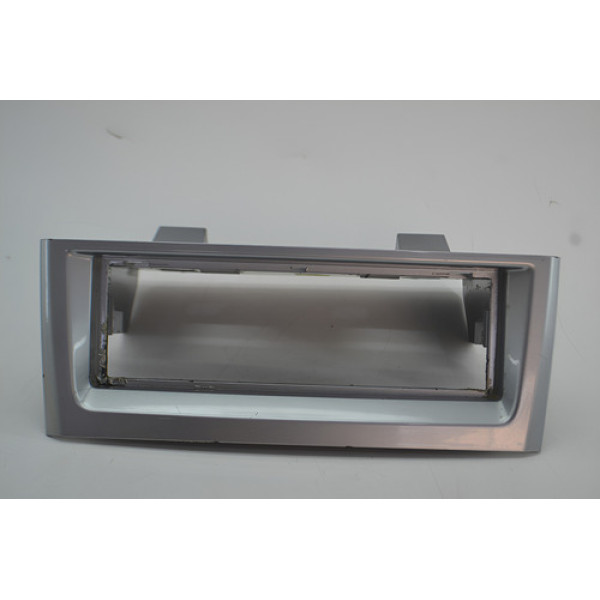Moldura Radio Som Central Painel Fiat Punto 2010 Original Cinza