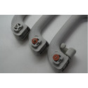 Kit Com 3 Puxador Alça Teto Pqp Ix35 2011 Original Cinza