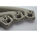 Kit Com 3 Puxador Alça Teto Pqp Nissan Tiida 2010 Original Bege