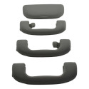 Kit Com 3 Alça Teto Pqp + Porta Oculos Cruze 2013 Original Cinza-escuro