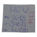 Luz Cortesia Interna Teto Hrv Hr-v 2018 Original