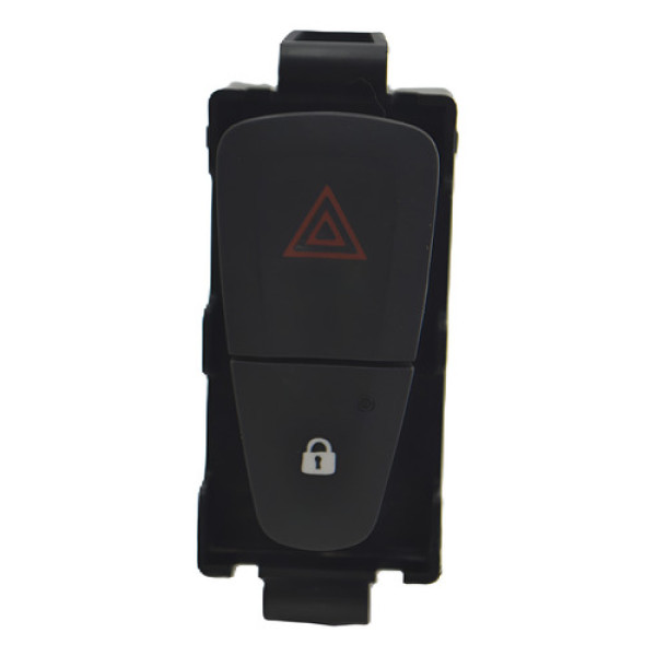Botão Pisca Alerta Painel Sandero 2018 Logan Origina Preto