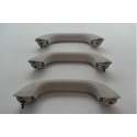 Kit 3 Puxador Alça Pqp Interno Nissan Frontier 2021 Original Cinza