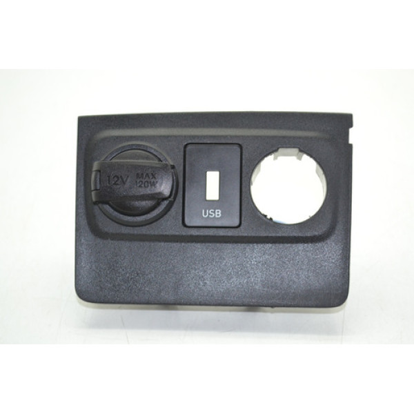 Moldura Tomada 12v Sem Usb Hb20s 2021 Original