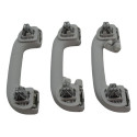 Kit 3 Puxador Alça Teto Pqp Jeep Renegade 2023 Original Cinza