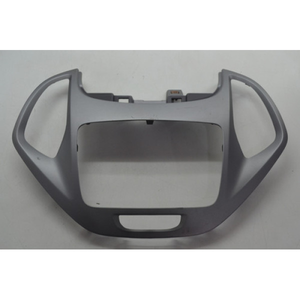 Moldura Central Painel Radio Difusor Ford Ka 2010 Original Cinza