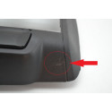 Moldura Central Radio Comando Ar Citroen C3 2017 Original Preto