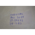 Gancho Cabide Teto Kia Carnival 2014 2015 Original 