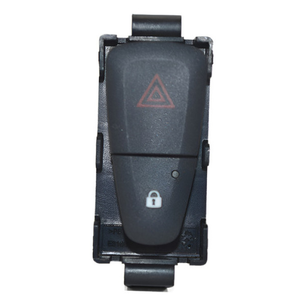 Botão Pisca Alerta Trava Destrava Sandero 2015 Original Preto