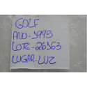 Luz Luminaria Cortesia Teto Volkswagen Golf 1995 Original