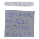 Quebra Sol Lado Esquerdo Motorista Outlander 2016 Original