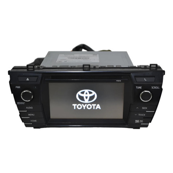 Central Multimídia Radio Som Corolla 2015 A 2017 Original Preto