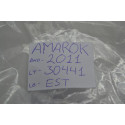 Moldura Central Radio Difusor Vw Amarok 2011 Original Preto