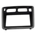 Moldura Difusor Radio Central Painel Pajero Tr4 2012 Origina Preto Com Acabamento Prateado/escovado