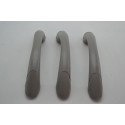 Kit 3 Puxador Alça Teto Pqp Chery Tiggo 2014 Original Cinza
